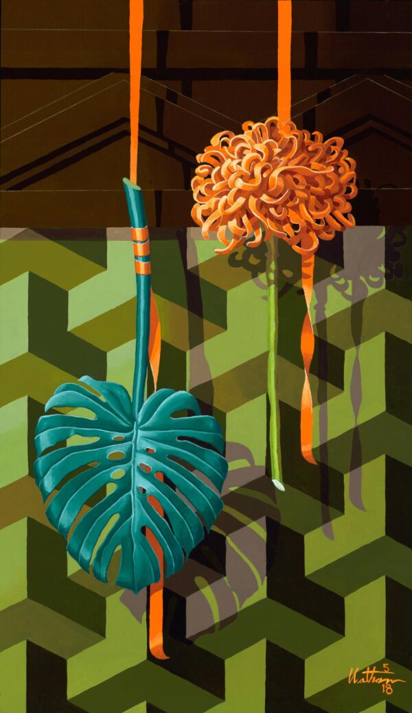 Cadmium Orange Chrysanthemum